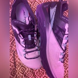 Mont Blanc Women's size 9.5. Lavender and Black Trail Running Shoes